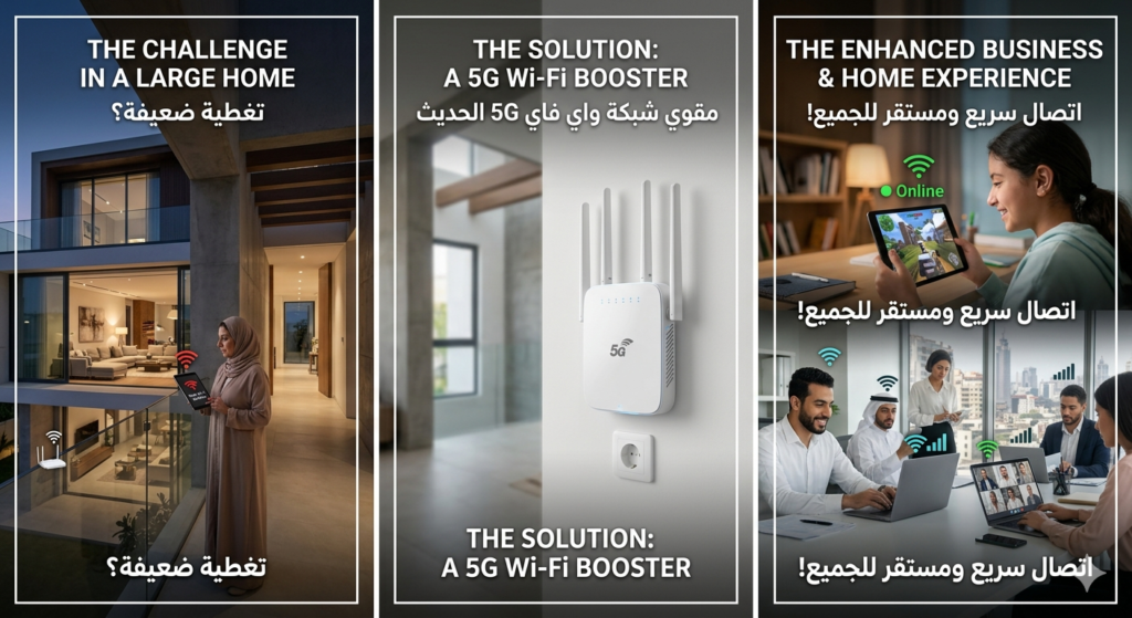 مقوي شبكة واي فاي 5g