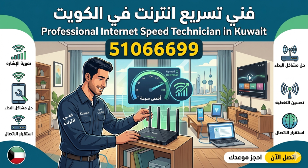 فني تسريع انترنت