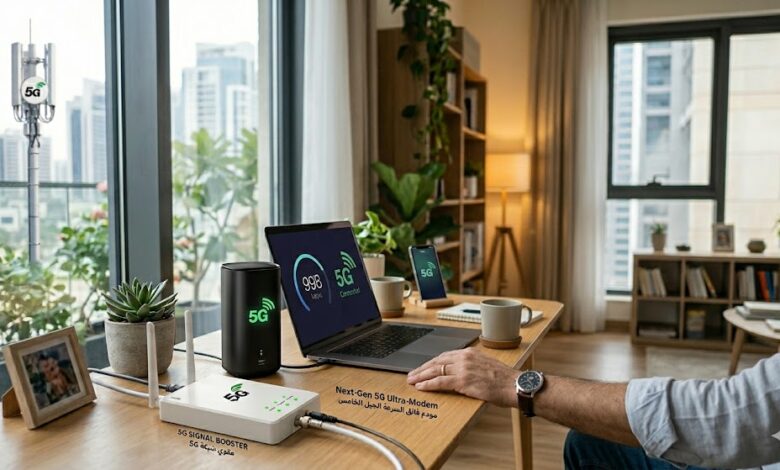 مقوي سيرفس 5G