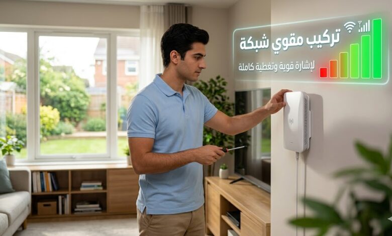تركيب مقوي شبكة