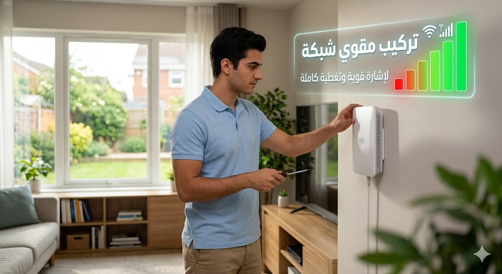 تركيب مقوي شبكة