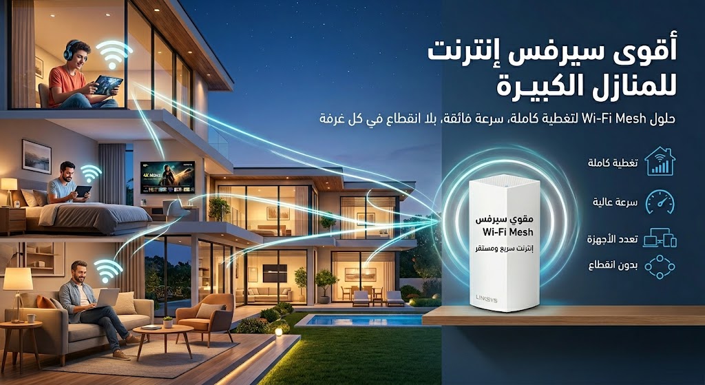 مقوي سيرفس انترنت للمنازل الكبيرة