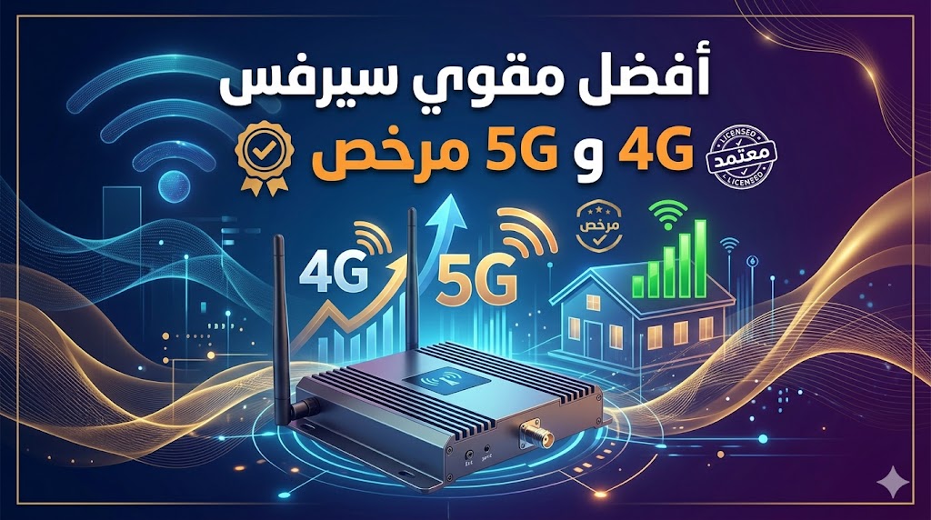 أفضل مقوي سيرفس 4G و 5G مرخص