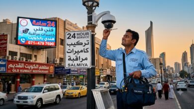 فني كاميرات مراقبة هندي الكويت ٢٤ ساعة