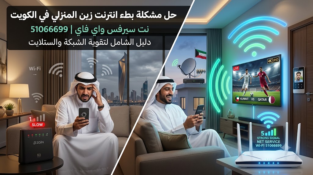 حل مشكلة بطء انترنت زين المنزلي