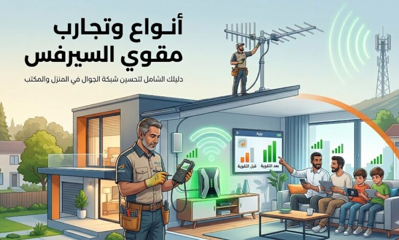 أنواع وتجارب أجهزة مقوي السيرفس