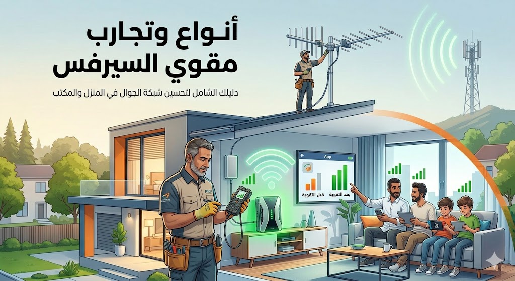 أنواع وتجارب أجهزة مقوي السيرفس