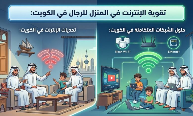 تقوية الإنترنت في المنزل بالكويت