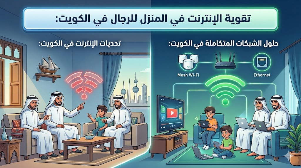 تقوية الإنترنت في المنزل بالكويت