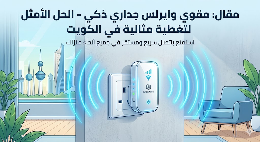 مقوي وايرلس جداري ذكي الكويت
