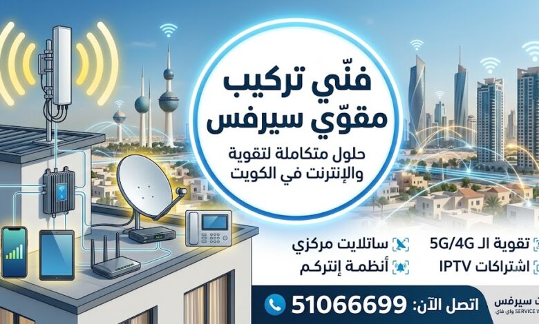 فني تركيب مقوي سيرفس