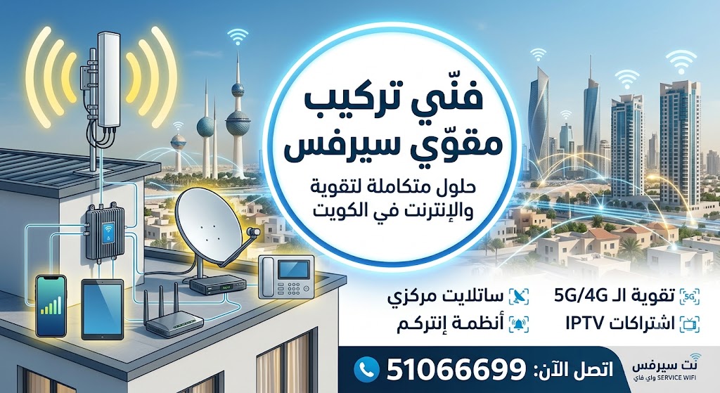 فني تركيب مقوي سيرفس